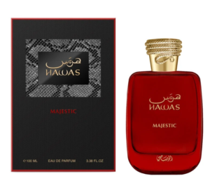 Rasasi Hawas Majestic Eau de Parfum Spray, Regular Size 3.38 fl oz