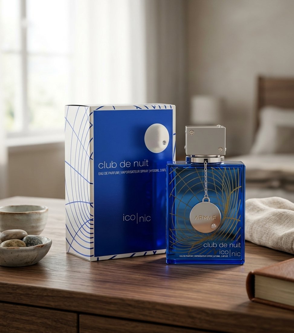 ARMAF " CLUB DE NUIT BLUE ICONIC " M EDP 3.6OZ SP - Image 2