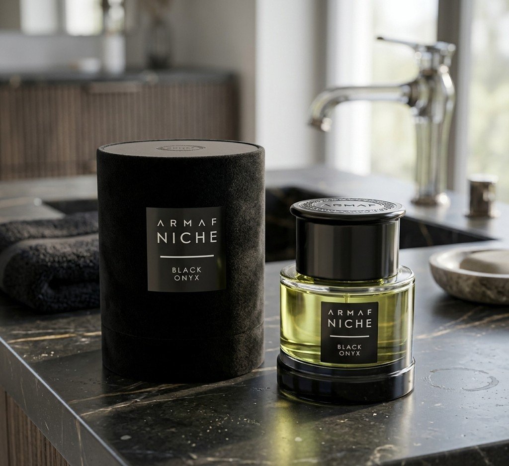 ARMAF " NICHE BLACK ONYX " M EDP 3.OZ SP - Image 2