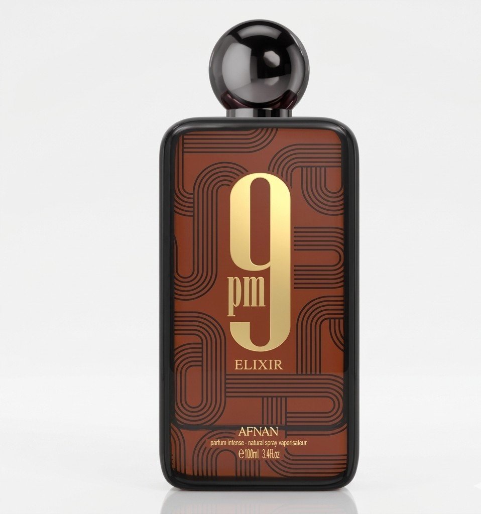 Afnan Unisex 9PM Elixir Extrait de Parfum Spray 3.4 oz Fragrances